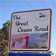 Signpost for the Great Ocean Road