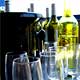 Empty glasses at the Ivanhoe vineyard