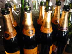 The champagne we got through on Christmas Day