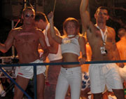 One of the many floats at Sydney Mardi Gras this year