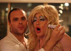 Matt applies some Botox goodness to Anita