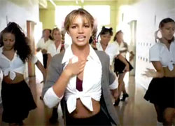Britney Spears in 'Ooops I did it again' video
