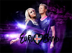 Promotional image for Iceland's entry - Euroband
