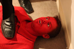 Red carpet Dan gets walked all over
