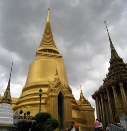 Golden stupa at the Grand Palace, Bangkok