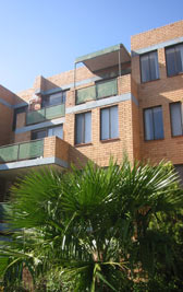 The modern and well-equipped condominium in which I live