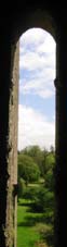 View from a window in Blarney Castle