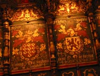 Gilded woodwork in the Gothic Cathedral