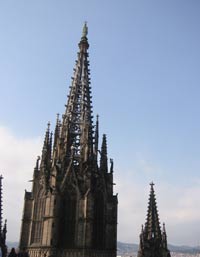 View from the roof of the Gothic Cathedral