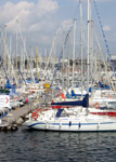 The marina by the Rambla del Mar