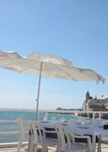 The view from the restaurant where we had our first lunch