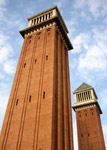 The Venetian Towers in Pla&ccedil;a Catalunya